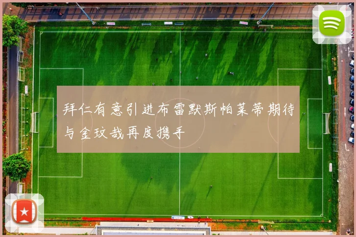 拜仁有意引进布雷默斯帕莱蒂期待与金玟哉再度携手